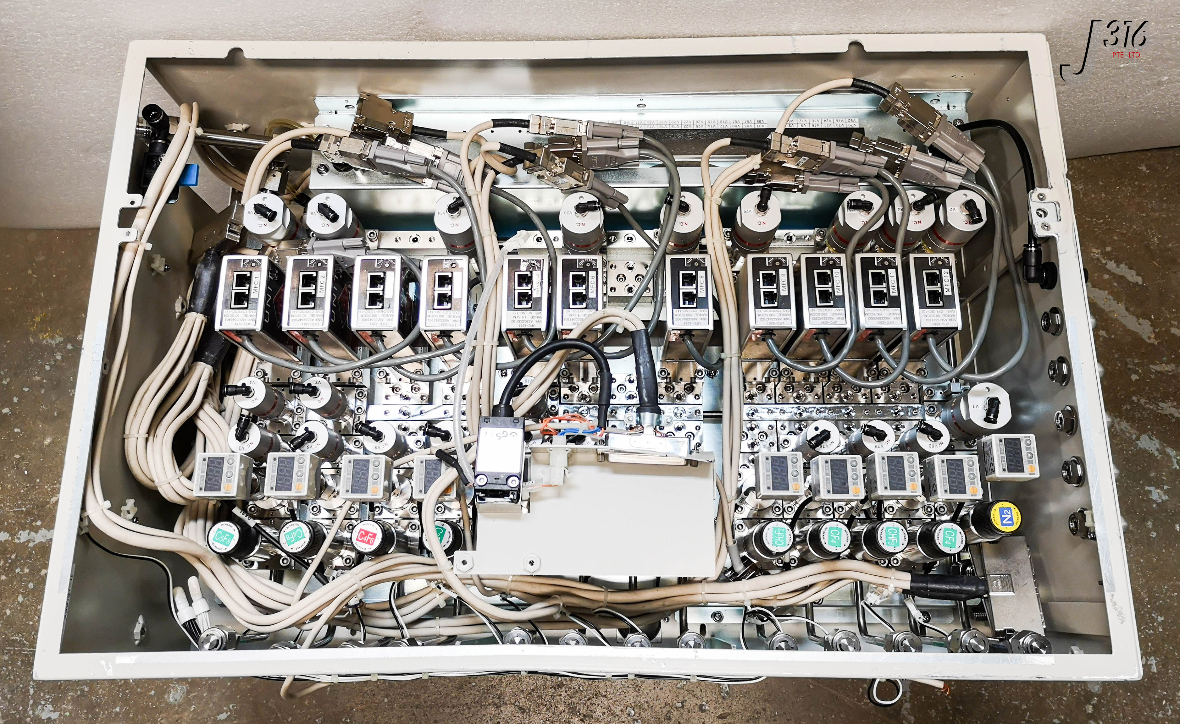 15767 TOKYO ELECTRON TELIUS TSP-30555SSS DRY ETCHER, GAS BOX 2L16